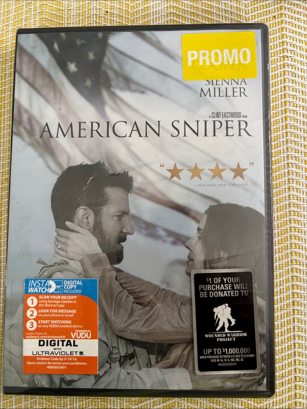 American Sniper DVD — Grey/White Cover